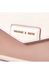 Charles Keith Messenger Bag Ladies Clamshell Messenger Bag Light Pink